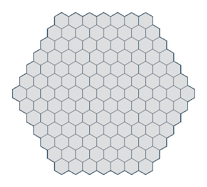 Animation of a maze generated using the Recursive Backtracker algorithm on a
hexagon grid